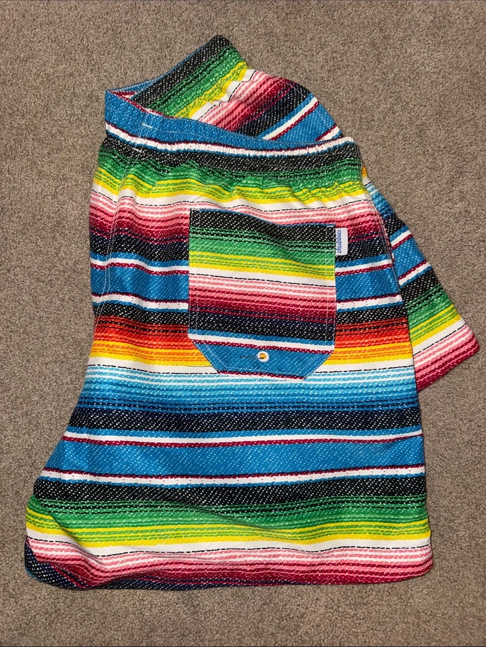 Chubbies Serape Fiesta swim trunks shorts 5.5” inseam XL
